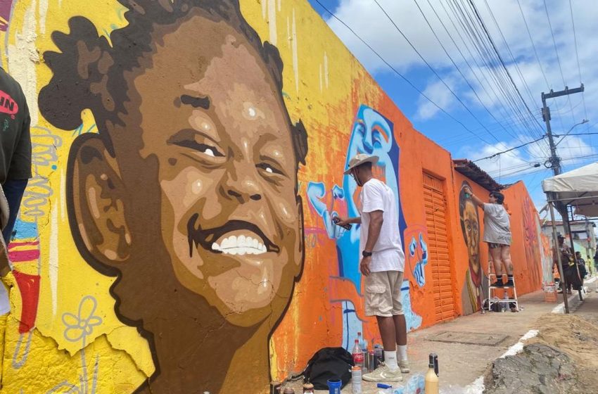  Festival de grafite muda paisagem na periferia de Aracaju