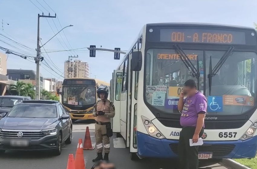  Ciclista é atropelado por ônibus na Zona Sul de Aracaju