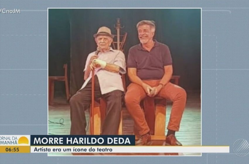  Morre aos 83 anos o ator e diretor de teatro Harildo Déda