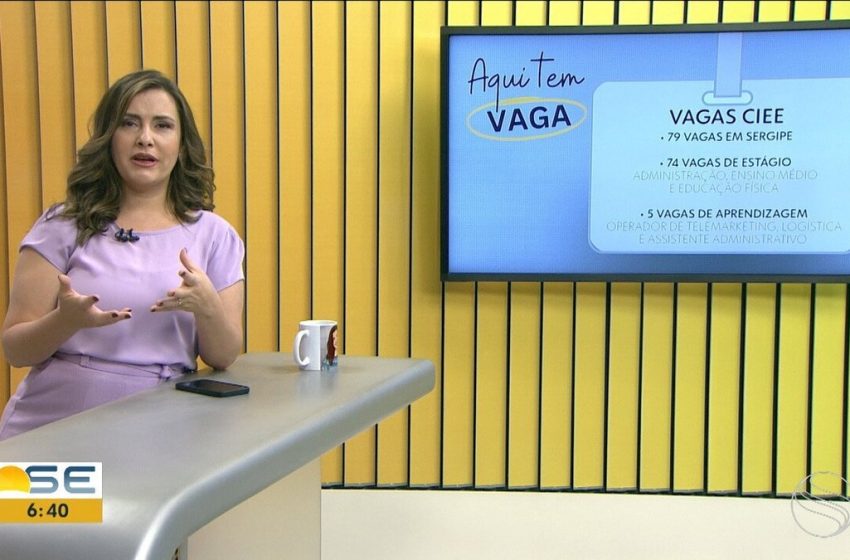  Vagas de emprego e estágio: confira oportunidades entre 2 e 6 de outubro em SE