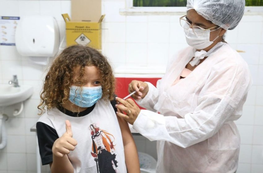  Covid-19: vacinação infantil em Aracaju tem baixa cobertura e Secretaria da Saúde faz alerta