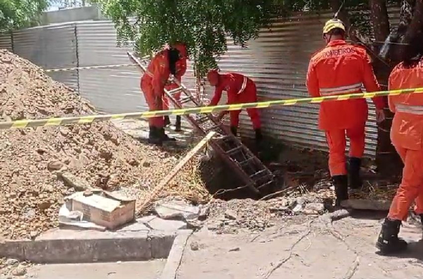  Homem cai em buraco de cerca de cinco metros no município de Itabaiana