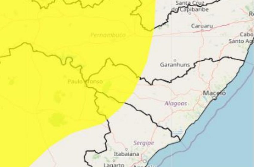  Três municípios do Alto Sertão de SE estão com alerta de baixa umidade relativa do ar nesta quarta-feira
