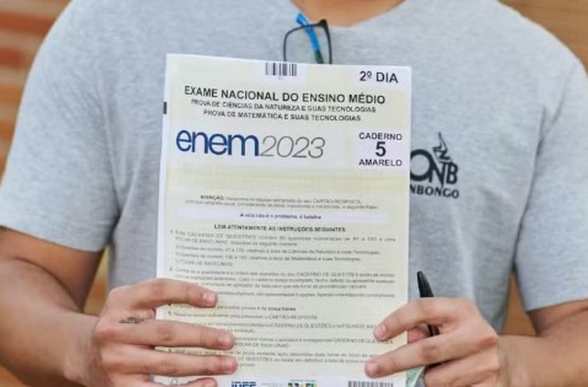  Enem 2023: Sergipe tem três redações nota mil