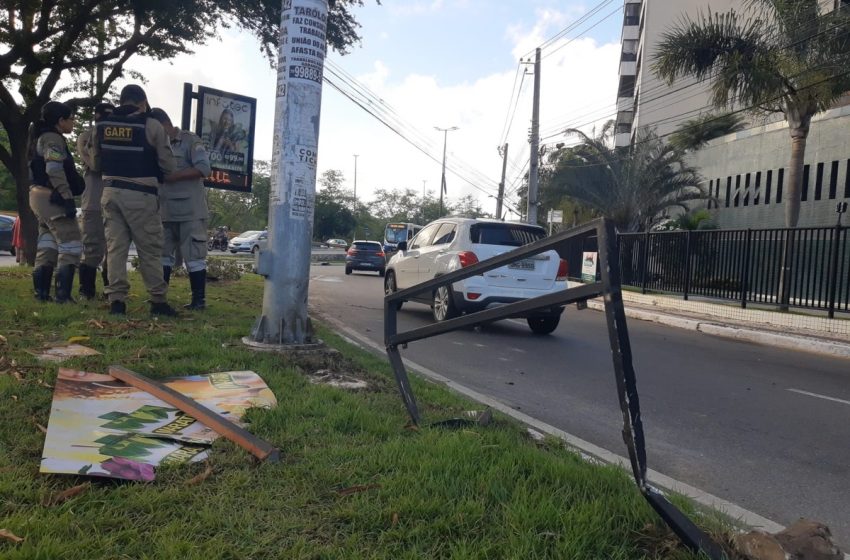  Homem morre em acidente na Avenida Beira Mar em Aracaju