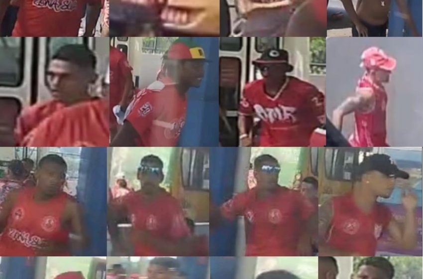  Polícia divulga imagens de suspeitos de espancamento que matou jovem após confusões envolvendo torcidas organizadas em Aracaju