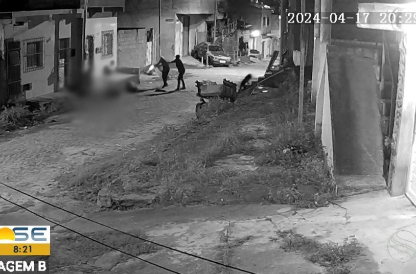  Câmeras flagram tripla tentativa de homicídio que deixou gestante gravemente ferida em Aracaju