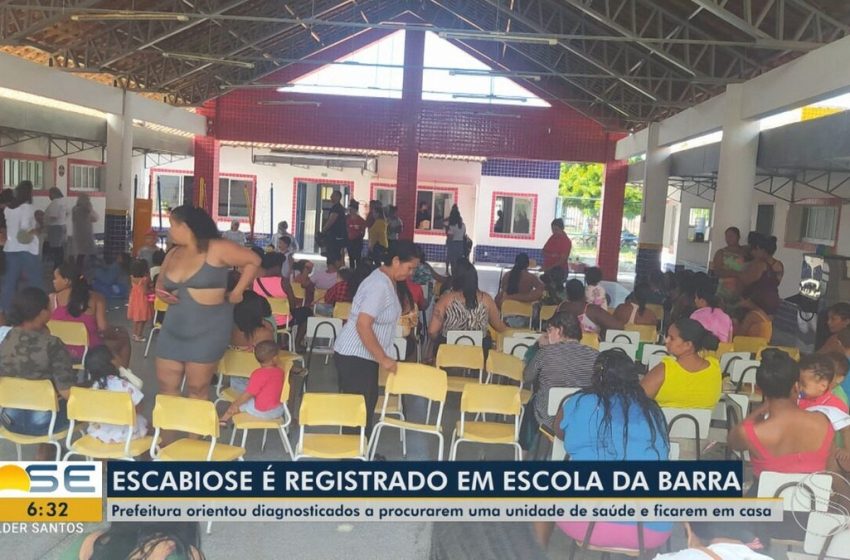  Casos de sarna em crianças e funcionários suspendem aulas em escola da Barra dos Coqueiros