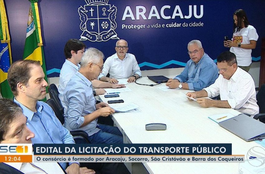  Edital de licitação do Transporte Público da Grande Aracaju será aberto no próximo dia 15