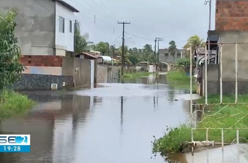  Chuvas devem continuar no Leste, Agreste e Sertão de SE até o domingo, informa Inmet