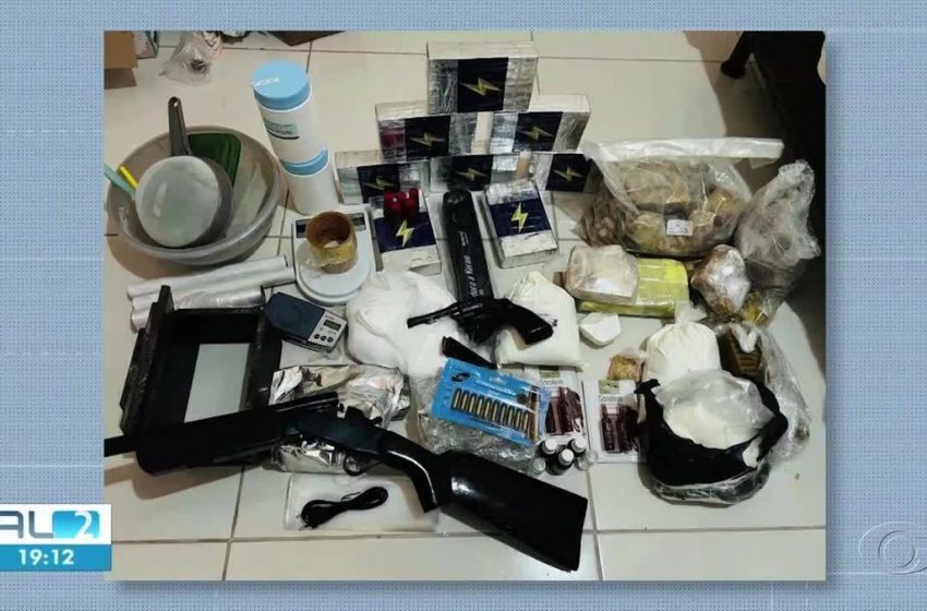  Polícia prende traficante e fecha laboratório de refinamento de drogas em Arapiraca; homem enviava cocaína para SE